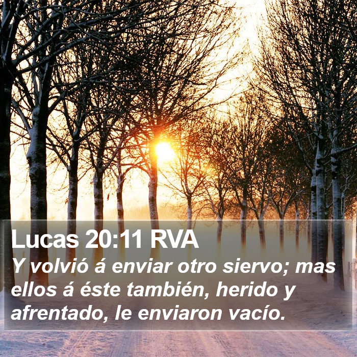 Lucas 20:11 RVA Bible Study