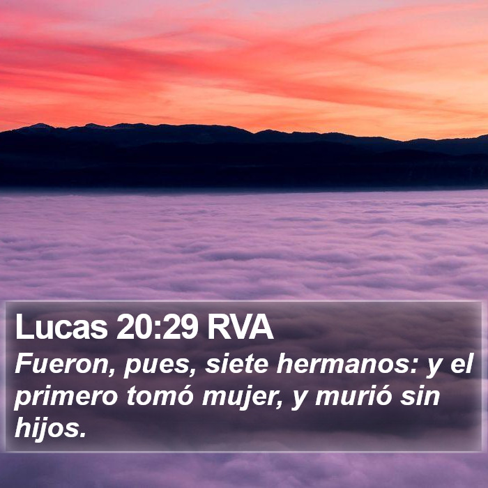 Lucas 20:29 RVA Bible Study