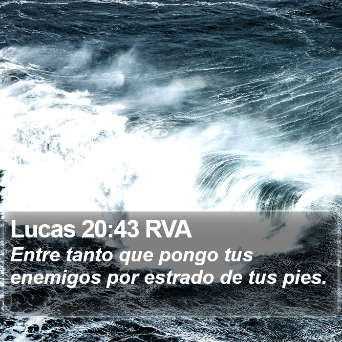 Lucas 20:43 RVA Bible Study