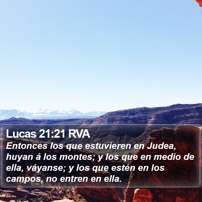 Lucas 21:21 RVA Bible Study