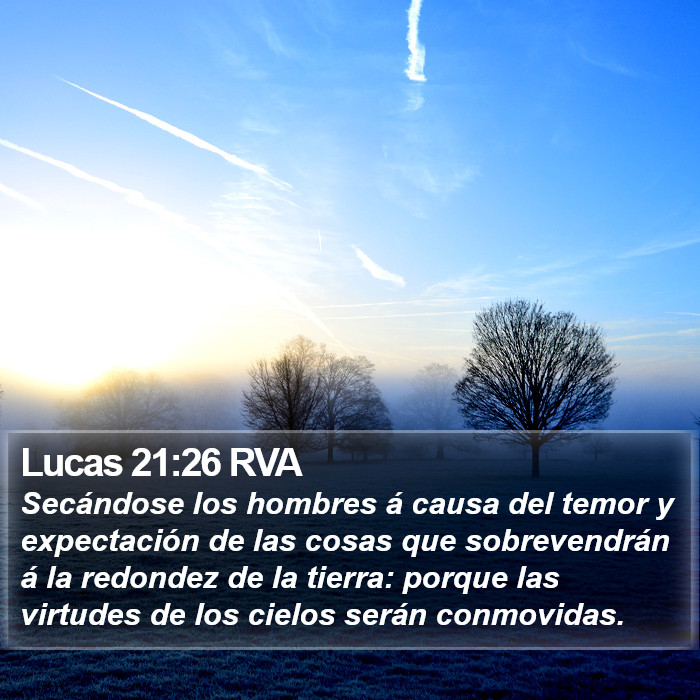 Lucas 21:26 RVA Bible Study