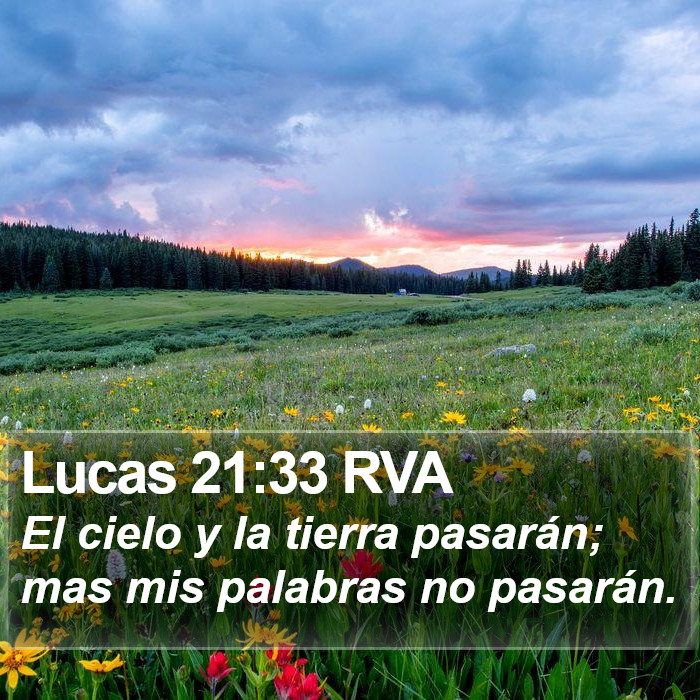 Lucas 21:33 RVA Bible Study