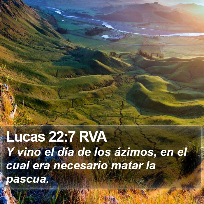 Lucas 22:7 RVA Bible Study