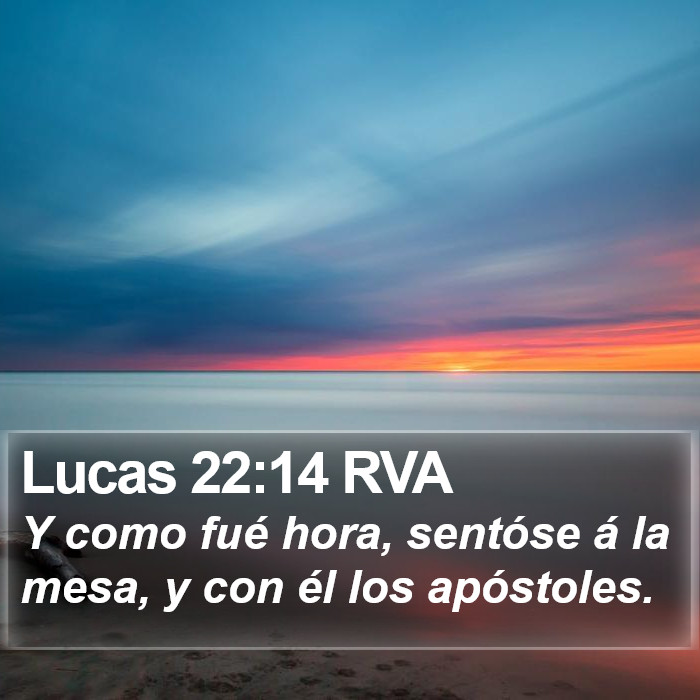 Lucas 22:14 RVA Bible Study