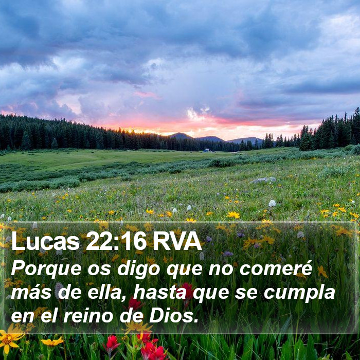 Lucas 22:16 RVA Bible Study