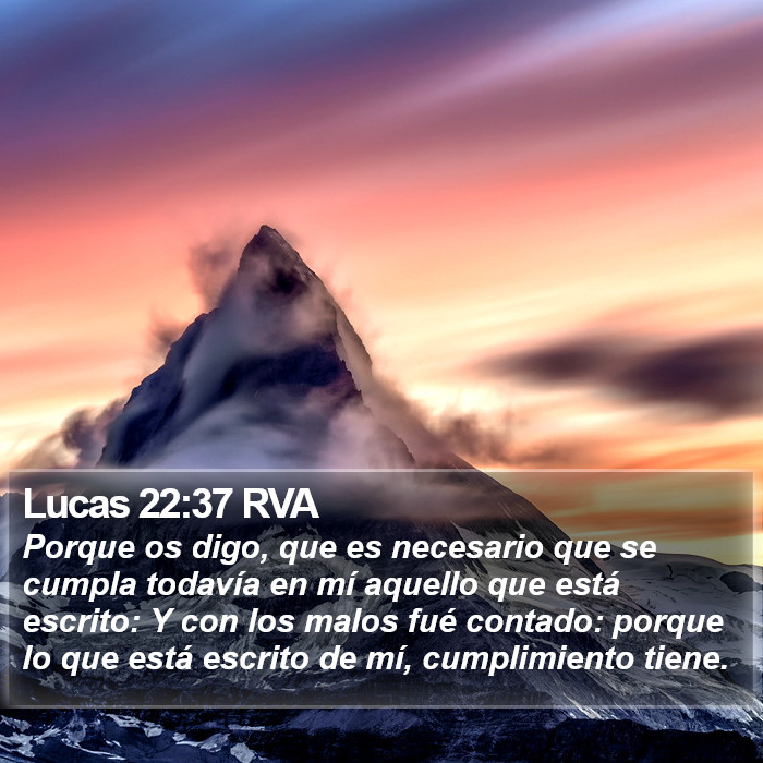 Lucas 22:37 RVA Bible Study