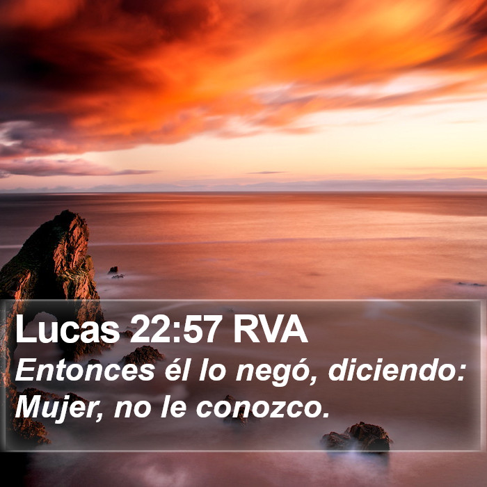 Lucas 22:57 RVA Bible Study