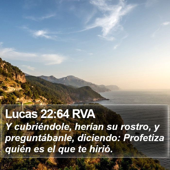 Lucas 22:64 RVA Bible Study