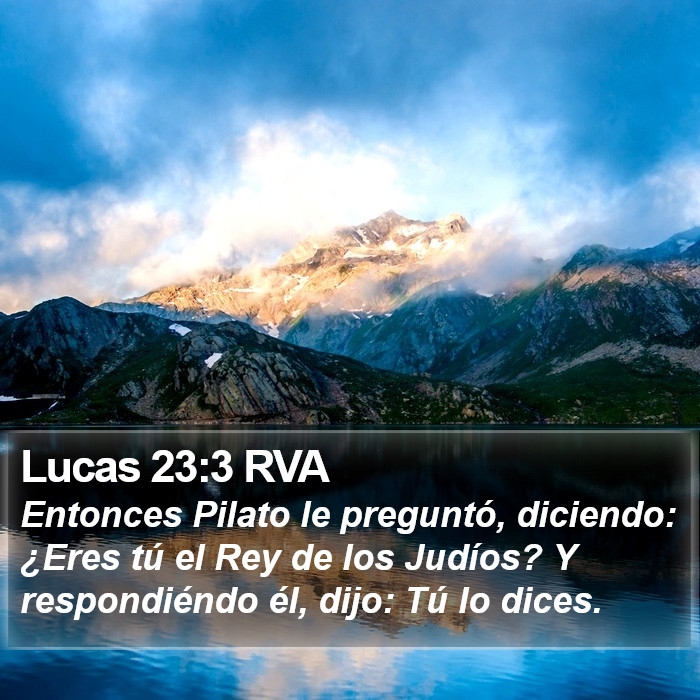 Lucas 23:3 RVA Bible Study