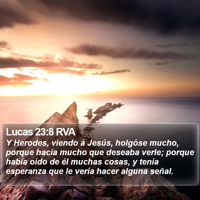 Lucas 23:8 RVA Bible Study