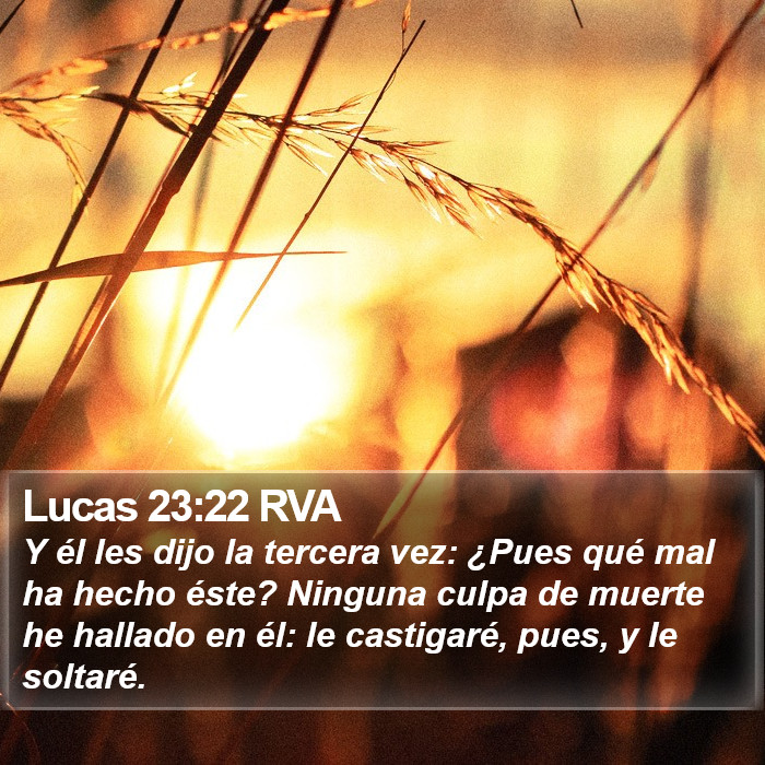 Lucas 23:22 RVA Bible Study