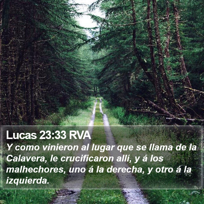 Lucas 23:33 RVA Bible Study