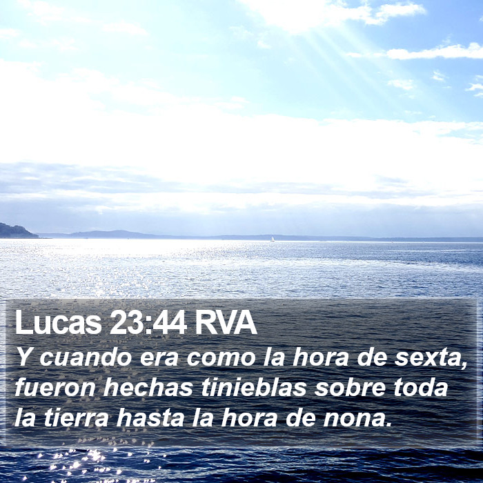 Lucas 23:44 RVA Bible Study