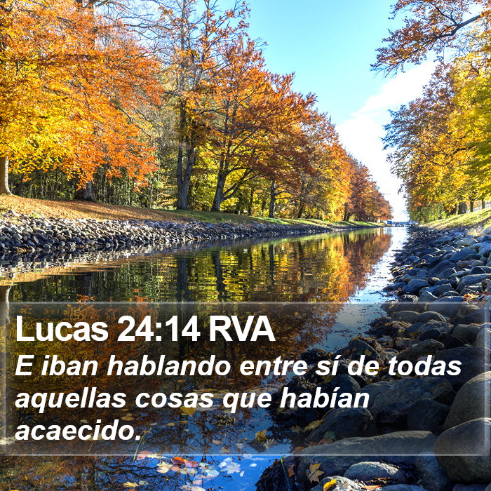 Lucas 24:14 RVA Bible Study