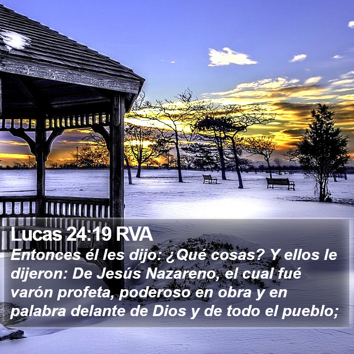 Lucas 24:19 RVA Bible Study