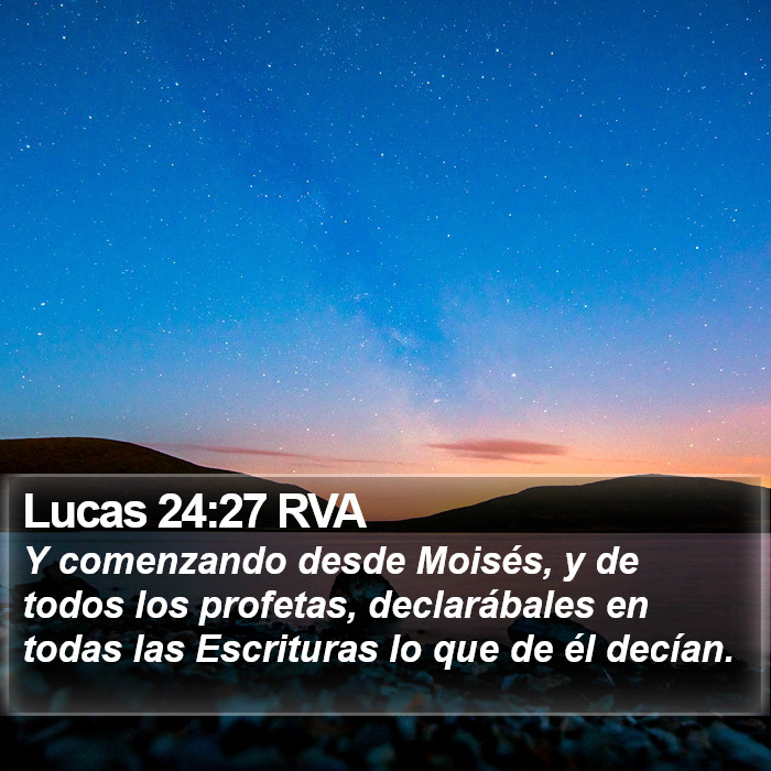 Lucas 24:27 RVA Bible Study