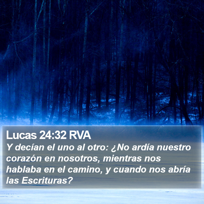 Lucas 24:32 RVA Bible Study