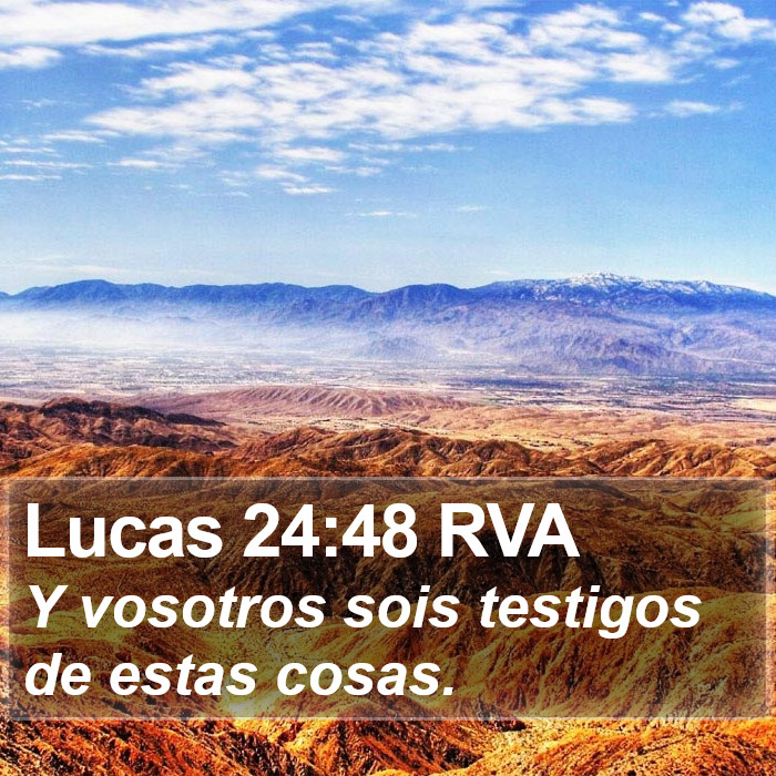 Lucas 24:48 RVA Bible Study