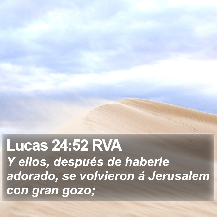 Lucas 24:52 RVA Bible Study