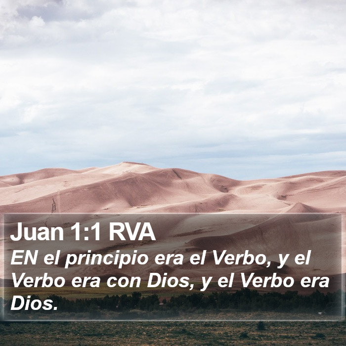 Juan 1:1 RVA Bible Study