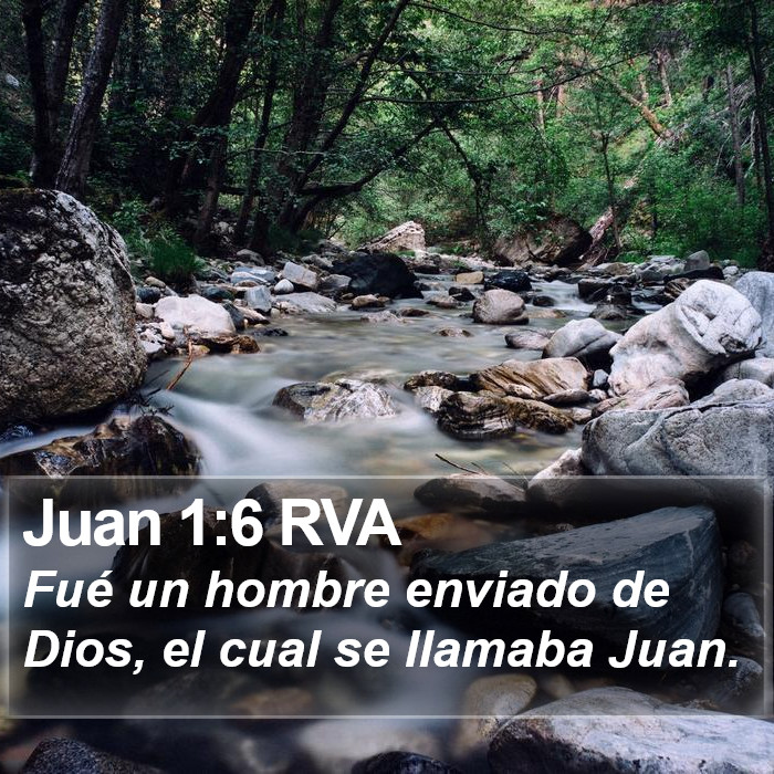 Juan 1:6 RVA Bible Study