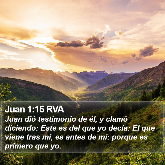 Juan 1:15 RVA Bible Study