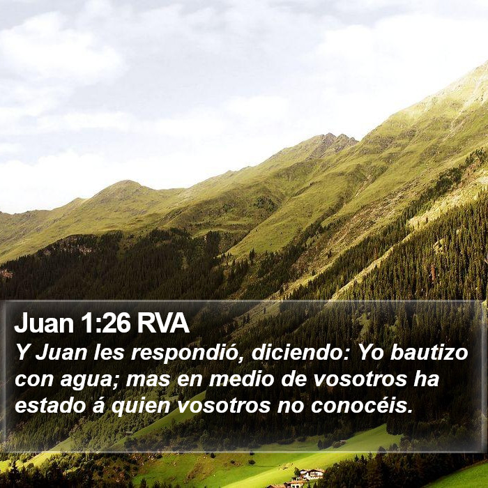 Juan 1:26 RVA Bible Study