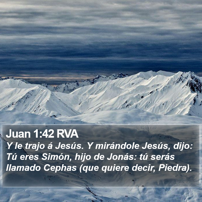 Juan 1:42 RVA Bible Study