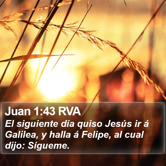 Juan 1:43 RVA Bible Study