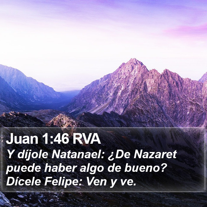 Juan 1:46 RVA Bible Study