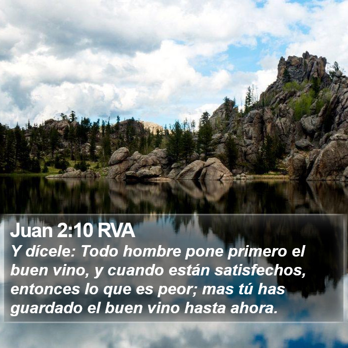 Juan 2:10 RVA Bible Study