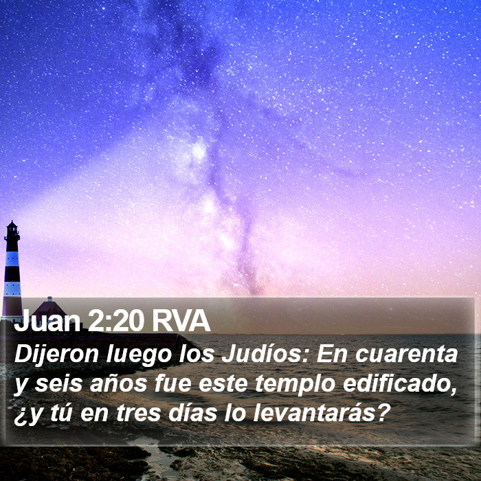 Juan 2:20 RVA Bible Study