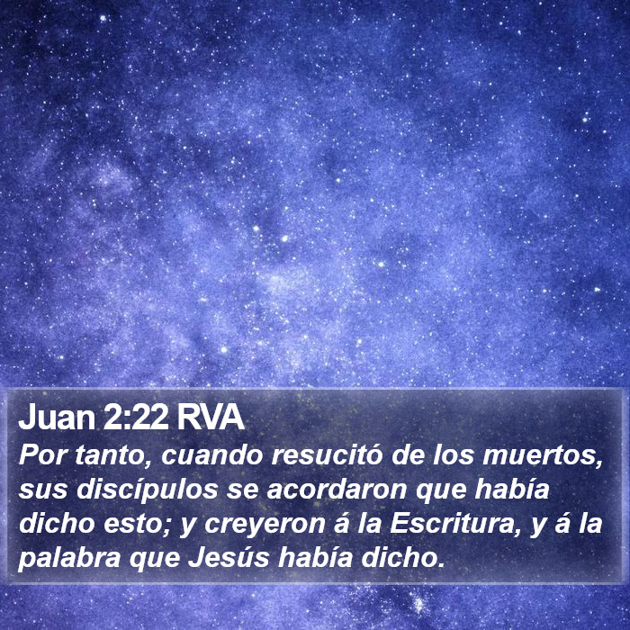 Juan 2:22 RVA Bible Study