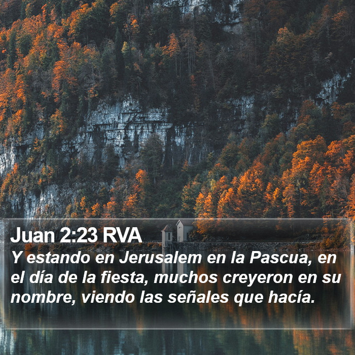 Juan 2:23 RVA Bible Study