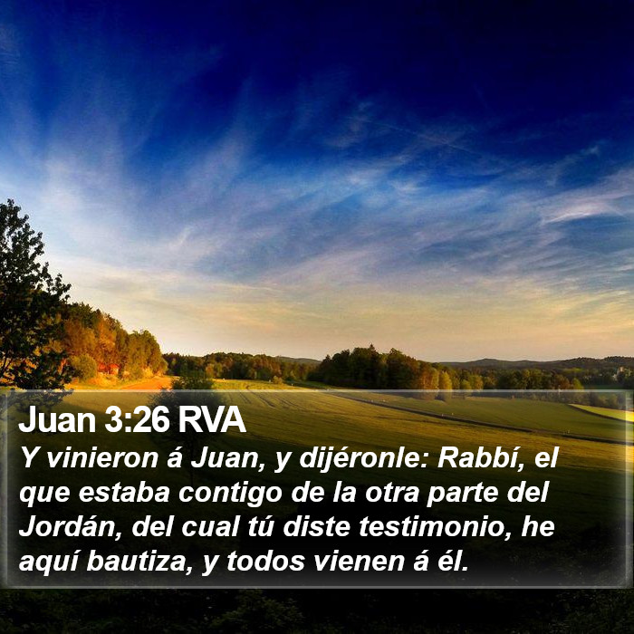 Juan 3:26 RVA Bible Study