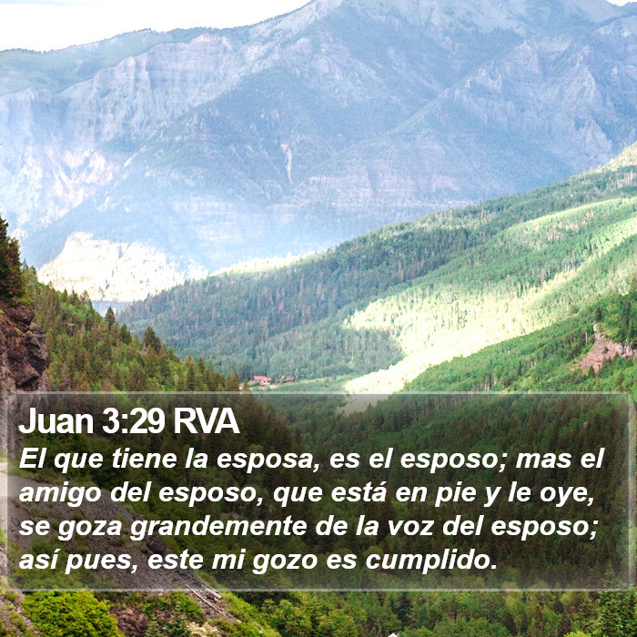 Juan 3:29 RVA Bible Study