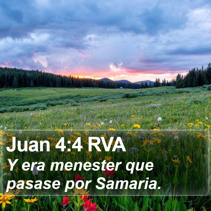 Juan 4:4 RVA Bible Study