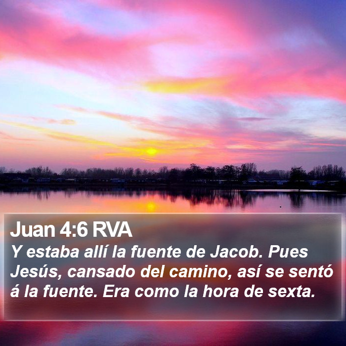 Juan 4:6 RVA Bible Study