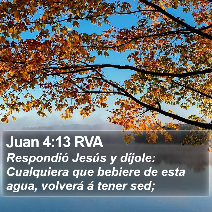 Juan 4:13 RVA Bible Study