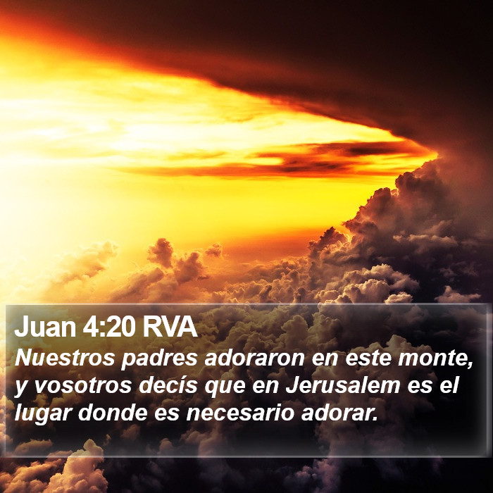 Juan 4:20 RVA Bible Study