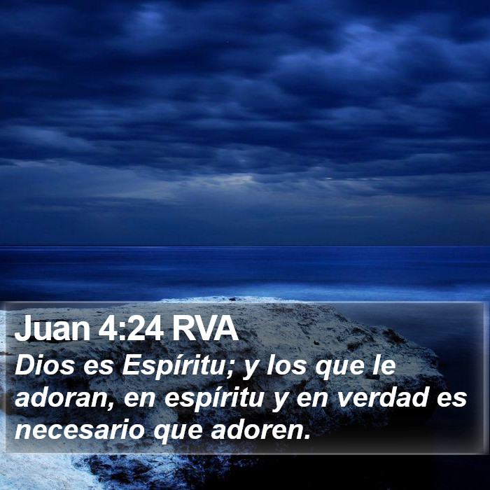 Juan 4:24 RVA Bible Study