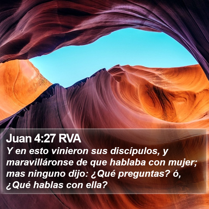 Juan 4:27 RVA Bible Study