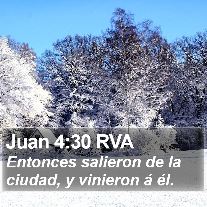 Juan 4:30 RVA Bible Study