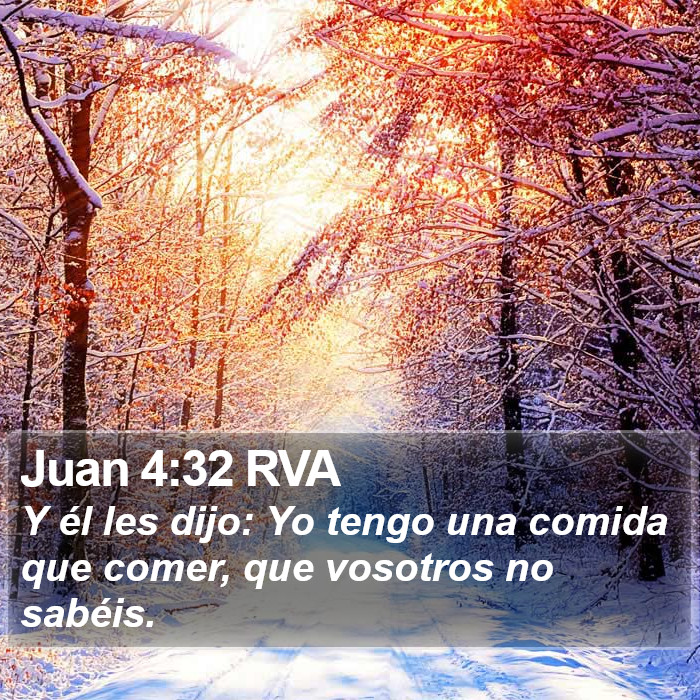 Juan 4:32 RVA Bible Study