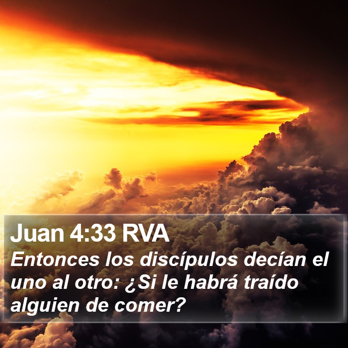 Juan 4:33 RVA Bible Study