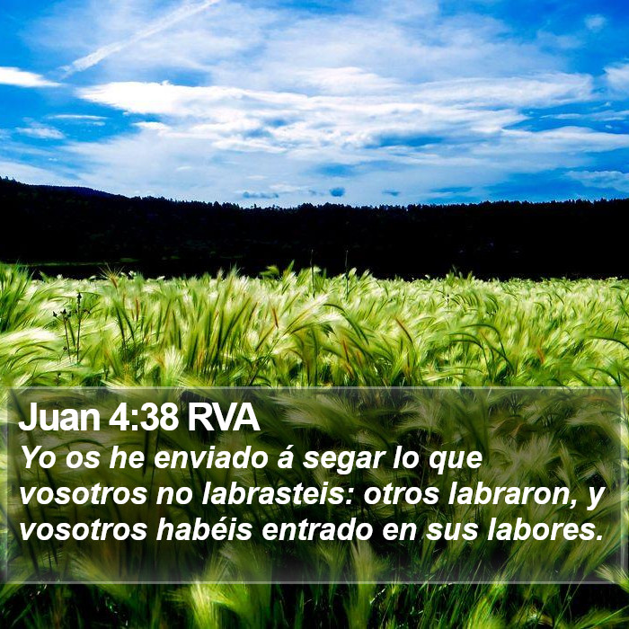 Juan 4:38 RVA Bible Study