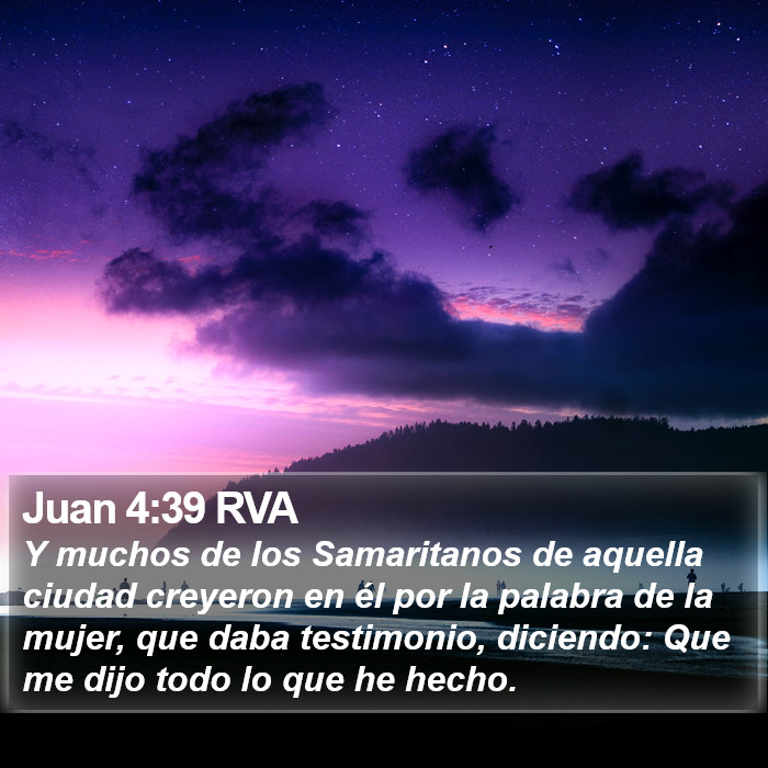 Juan 4:39 RVA Bible Study