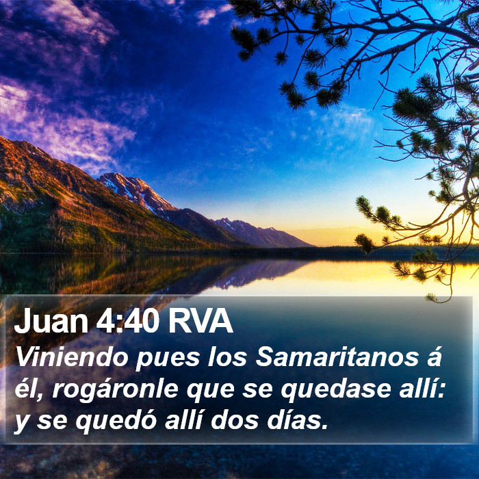 Juan 4:40 RVA Bible Study