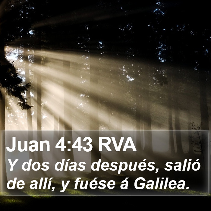 Juan 4:43 RVA Bible Study