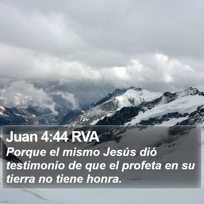 Juan 4:44 RVA Bible Study